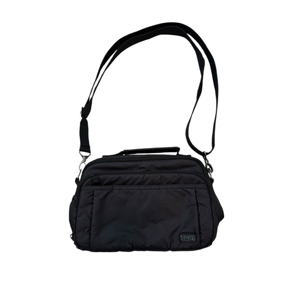 LUG Scoop Crossbody Bag in Black - Picture 1 of 9